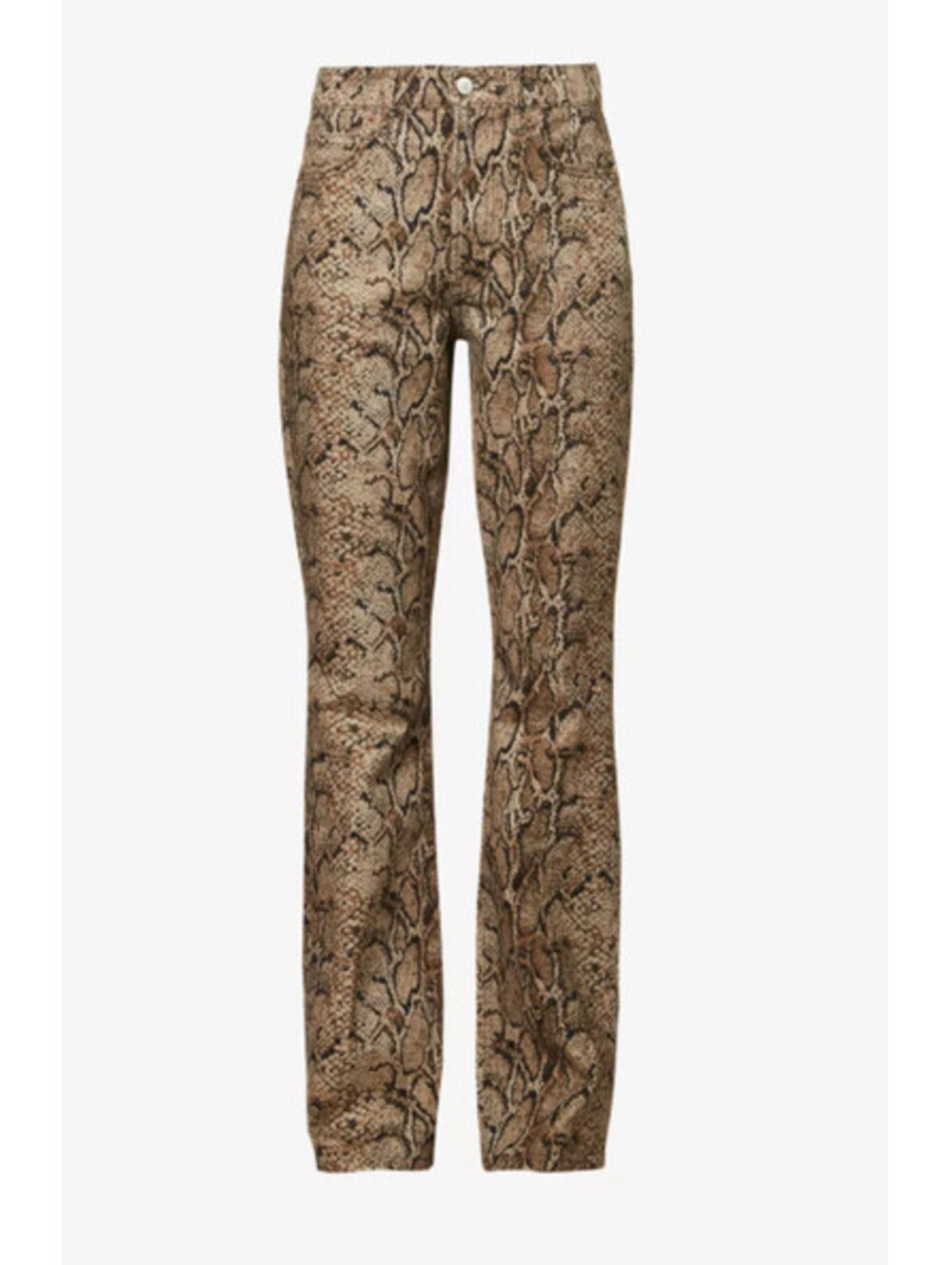 Reformation Peyton Snakeskin Print Lined Jeans - Women's Size 27 x 28 SEE PICS